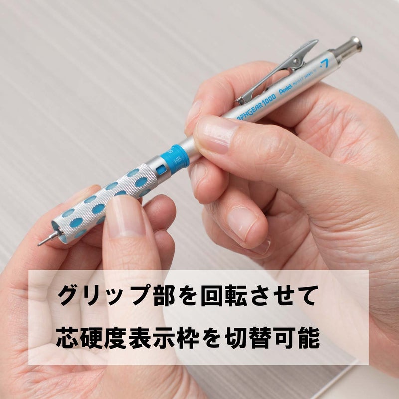 Pentel Graph Gear 1000 Mechanical Drafting Pencil 0.7mm Blue (PG1017) - Image 5